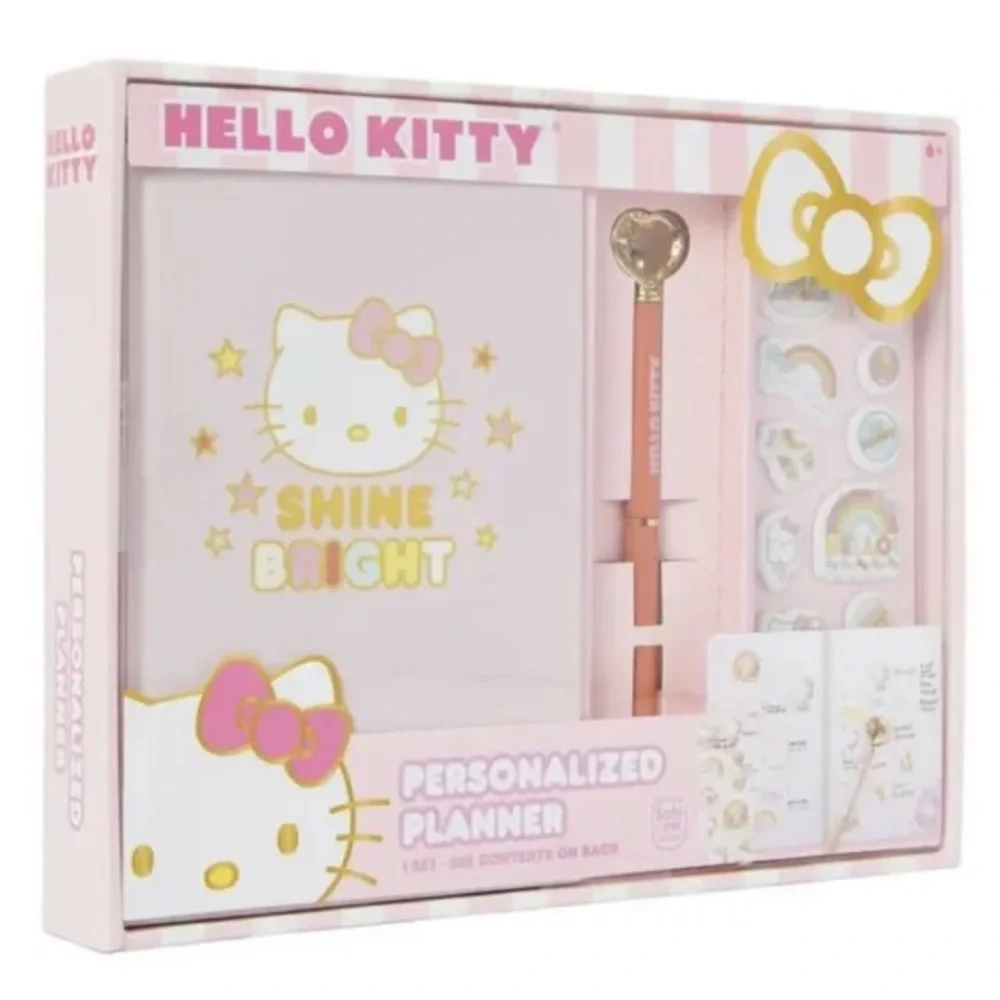 Hello Kitty Sanrio Personalized Planner Stationary Journal Set